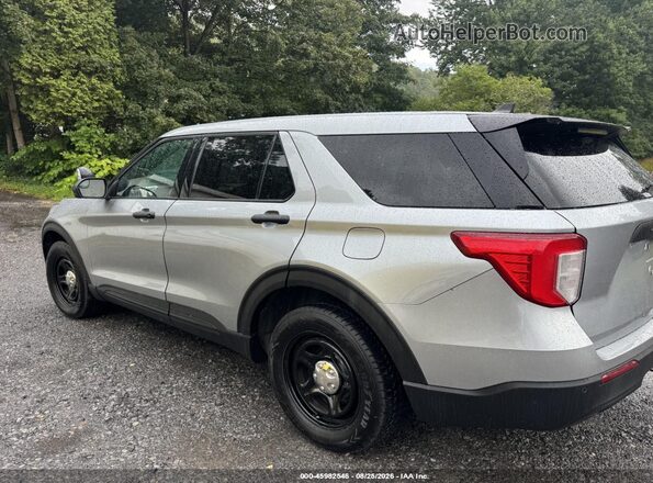 1FM5K8AB1RGA30980 2024 FORD POLICE INTERCEPTOR Silver Tył lewy