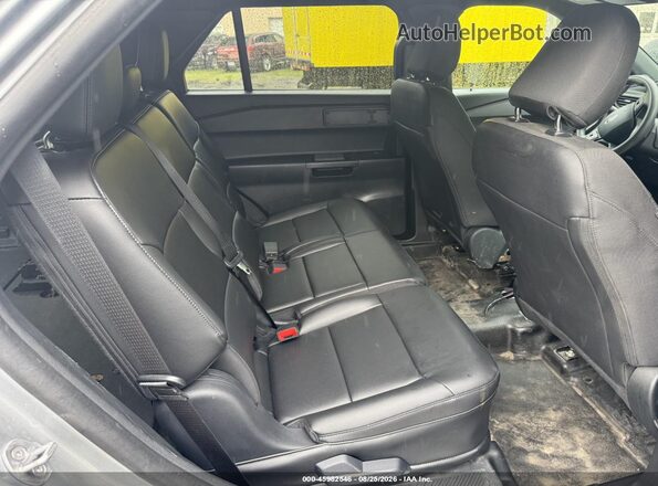 1FM5K8AB1RGA30980 2024 FORD POLICE INTERCEPTOR Silver Widok naklejki z numerem VIN