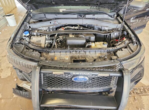 1FM5K8AB2MGB47041 2021 FORD EXPLORER Black Вид задньої частини салону