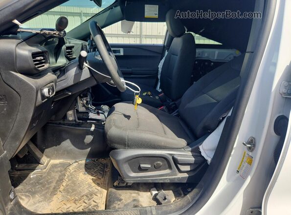 1FM5K8AB2PGA80980 2023 FORD EXPLORER White წინა სალონის ხედი