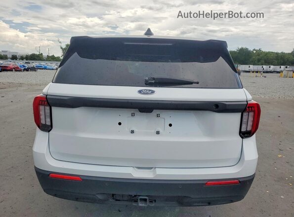 1FM5K8AB2SGA50824 2025 FORD EXPLORER White Vista trasera
