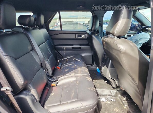 1FM5K8AB3LGD01271 2020 FORD EXPLORER Black Հետևի նստատեղերի տեսք