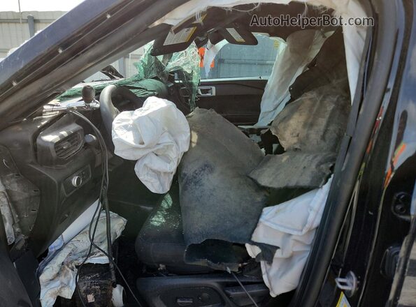 1FM5K8AB3MGA18421 2021 FORD EXPLORER Black Widok wnętrza z przodu
