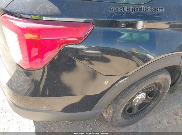 1FM5K8AB3MGA24736 2021 FORD POLICE INTERCEPTOR Black Вид спереду