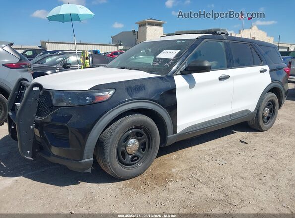 1FM5K8AB3MGA24736 2021 FORD POLICE INTERCEPTOR Black Передня ліва чверть