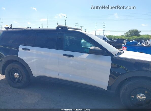 1FM5K8AB3MGA24736 2021 FORD POLICE INTERCEPTOR Black Вид задньої частини салону