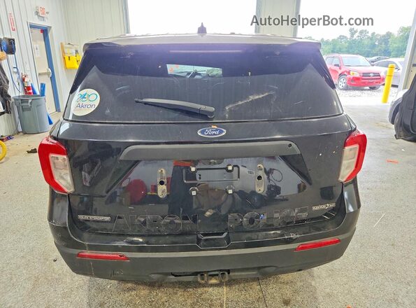 1FM5K8AB3MGA42802 2021 FORD EXPLORER Black Вид ззаду