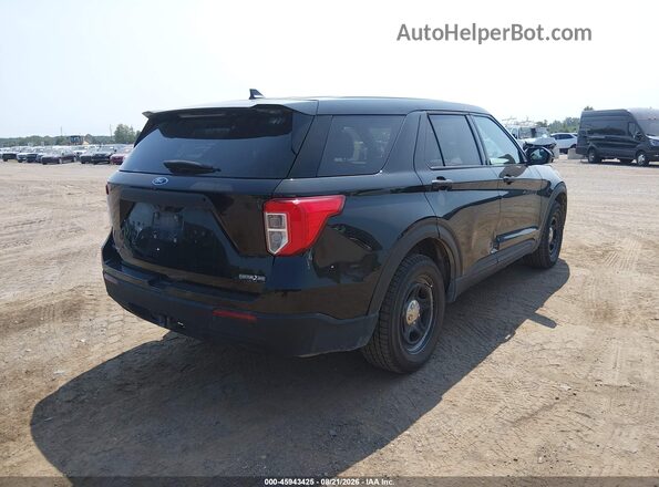1FM5K8AB3NGA54272 2022 FORD POLICE INTERCEPTOR Black Tył prawy