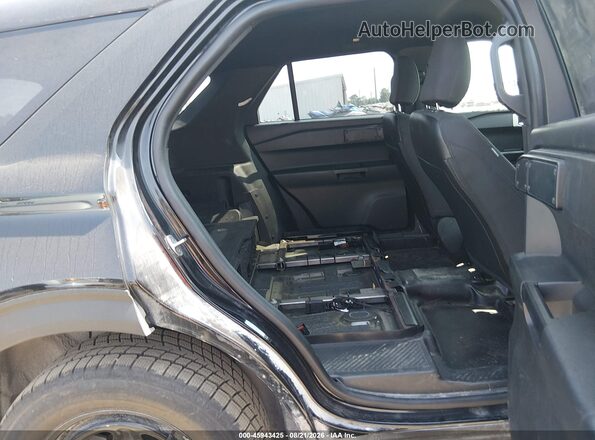 1FM5K8AB3NGA54272 2022 FORD POLICE INTERCEPTOR Black Widok naklejki z numerem VIN