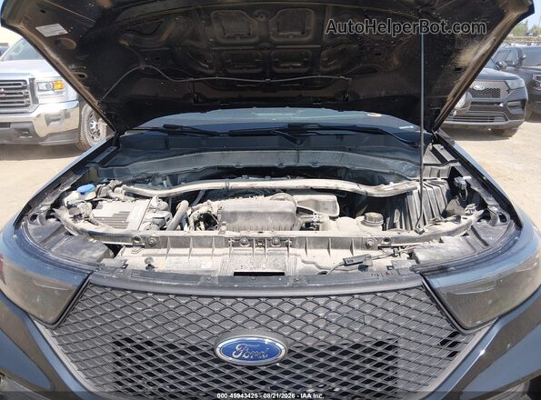 1FM5K8AB3NGA54272 2022 FORD POLICE INTERCEPTOR Black Widok z tyłu