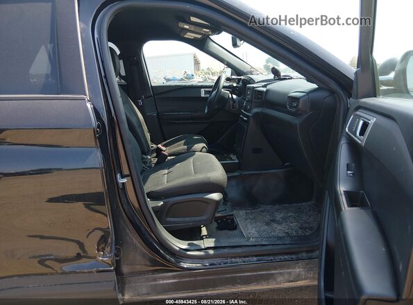 1FM5K8AB3NGA54272 2022 FORD POLICE INTERCEPTOR Black Widok wnętrza z przodu