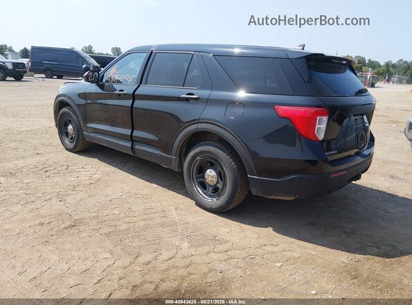 1FM5K8AB3NGA54272 2022 FORD POLICE INTERCEPTOR Black Tył lewy