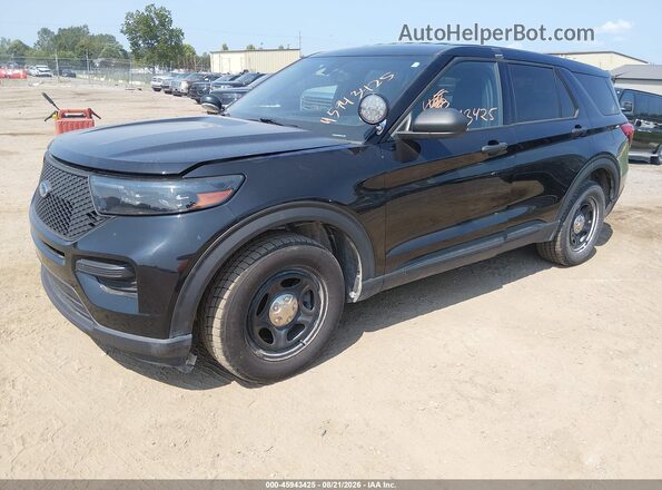 1FM5K8AB3NGA54272 2022 FORD POLICE INTERCEPTOR Black Przód lewy