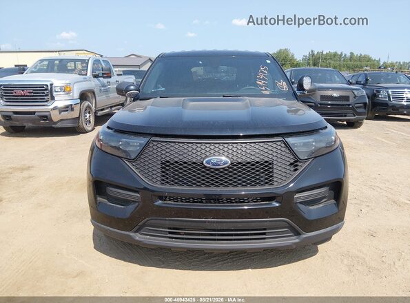 1FM5K8AB3NGA54272 2022 FORD POLICE INTERCEPTOR Black Widok zestawu wskaźników
