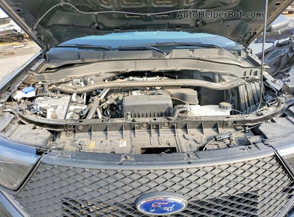 1FM5K8AB3SGA77594 2025 FORD EXPLORER Black ძრავის განყოფილების ხედი