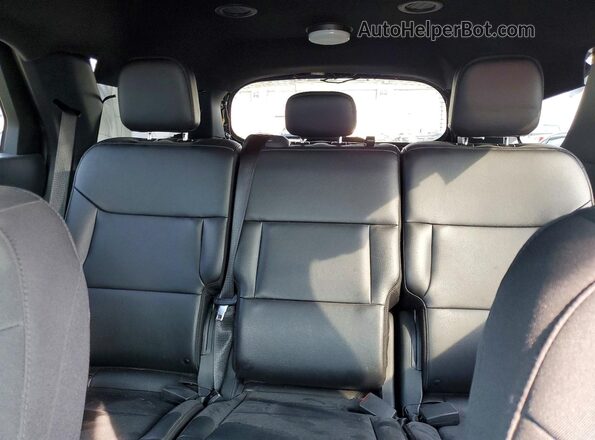 1FM5K8AB3SGA77594 2025 FORD EXPLORER Black უკანა სავარძლების ხედი