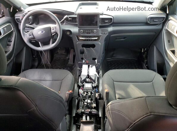1FM5K8AB3SGA77594 2025 FORD EXPLORER Black წინა პანელის ხედი