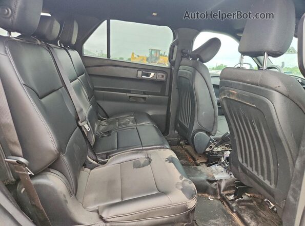 1FM5K8AB4LGA19642 2020 FORD EXPLORER Silver უკანა სავარძლების ხედი