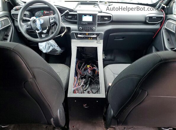 1FM5K8AB4NGA02231 2022 FORD EXPLORER Black წინა პანელის ხედი