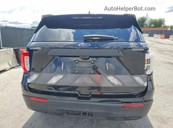 1FM5K8AB5LGA20069 2020 FORD EXPLORER Black Вид ззаду