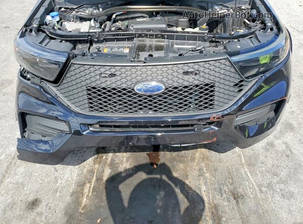 1FM5K8AB5LGA20069 2020 FORD EXPLORER Black Вид підкапотного простору