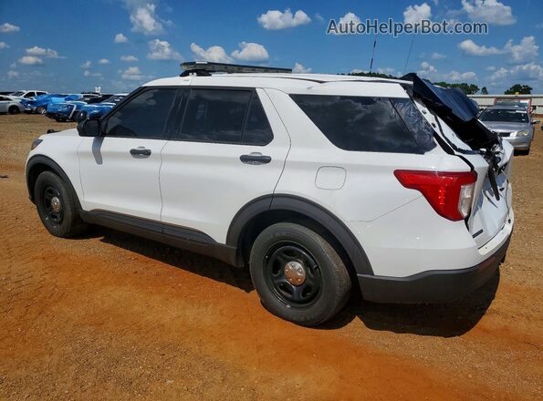 1FM5K8AB5LGC14391 2020 FORD EXPLORER White Rear left
