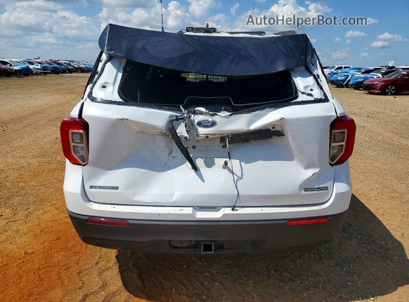 1FM5K8AB5LGC14391 2020 FORD EXPLORER White Rear view