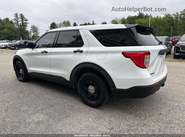 1FM5K8AB5LGC70198 2020 FORD POLICE INTERCEPTOR White უკანა მარცხენა