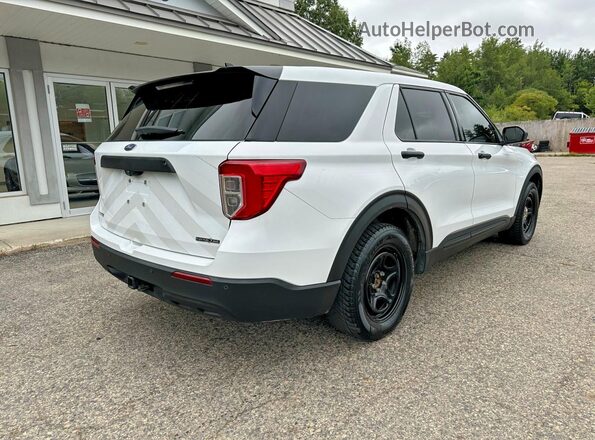 1FM5K8AB5LGC70198 2020 FORD EXPLORER White Front right