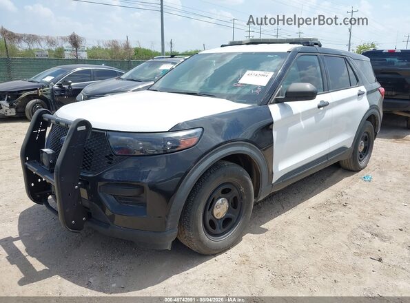 1FM5K8AB5MGA24737 2021 FORD POLICE INTERCEPTOR Black Առջևի ձախ երեք քառորդ տեսարան