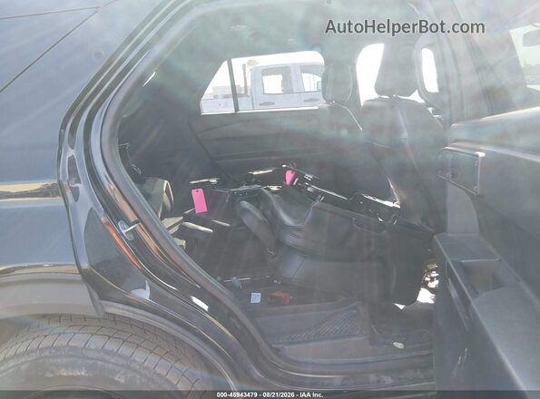 1FM5K8AB5NGA56105 2022 FORD POLICE INTERCEPTOR Black Widok naklejki z numerem VIN