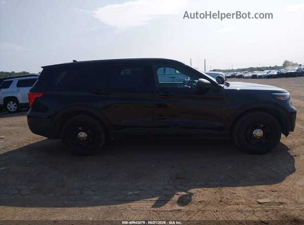 1FM5K8AB5NGA56105 2022 FORD POLICE INTERCEPTOR Black Widok wnętrza z tyłu