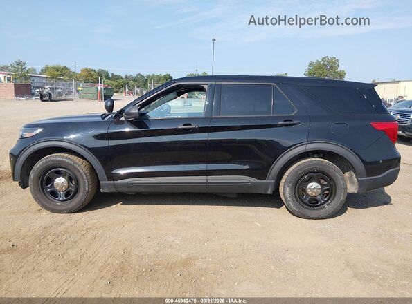 1FM5K8AB5NGA56105 2022 FORD POLICE INTERCEPTOR Black Widok wnętrza 360 stopni