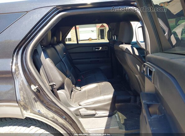 1FM5K8AB6LGA84587 2020 FORD POLICE INTERCEPTOR Black VIN კოდის სტიკერის ხედი