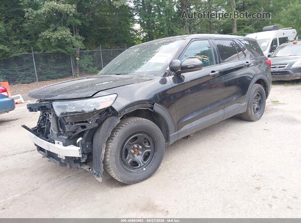 1FM5K8AB6LGA84587 2020 FORD POLICE INTERCEPTOR Черный Передняя левая четверть
