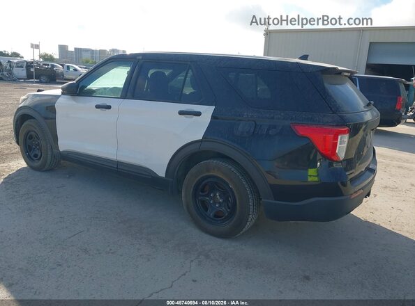 1FM5K8AB6MGA24732 2021 FORD POLICE INTERCEPTOR Black უკანა მარცხენა