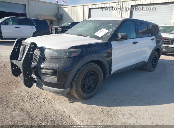 1FM5K8AB6MGA24732 2021 FORD POLICE INTERCEPTOR Black წინა მარცხენა ხედი სამი მეოთხედიდან