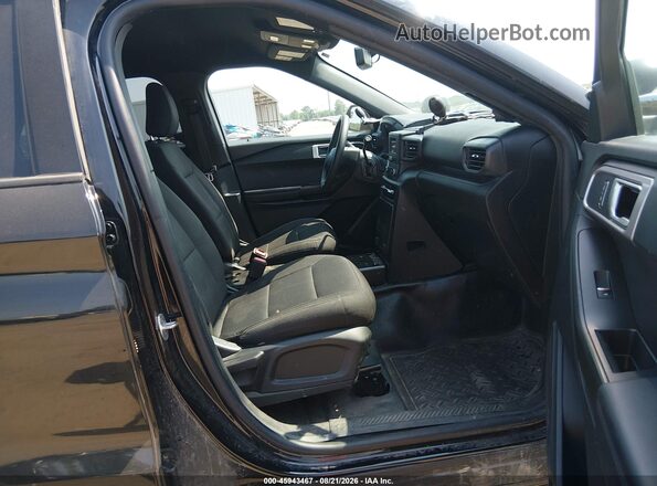 1FM5K8AB6NGA54170 2022 FORD POLICE INTERCEPTOR Black Widok wnętrza z przodu
