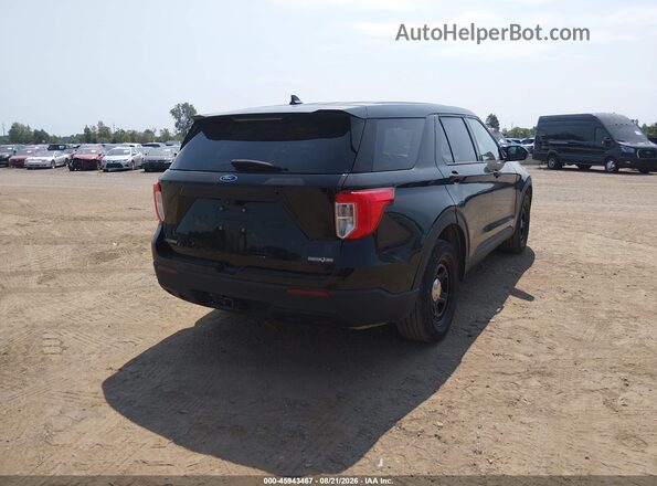 1FM5K8AB6NGA54170 2022 FORD POLICE INTERCEPTOR Black Tył prawy