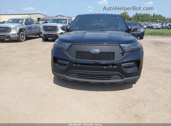 1FM5K8AB6NGA54170 2022 FORD POLICE INTERCEPTOR Black Widok zestawu wskaźników