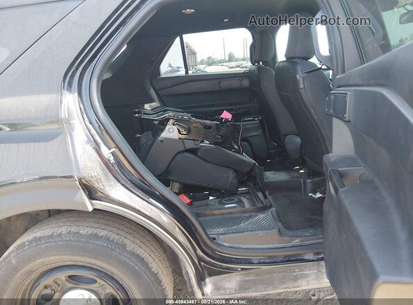 1FM5K8AB6NGA54170 2022 FORD POLICE INTERCEPTOR Black Widok naklejki z numerem VIN
