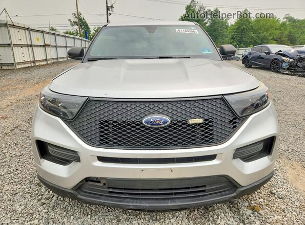 1FM5K8AB7LGA19232 2020 FORD EXPLORER Silver Widok z przodu