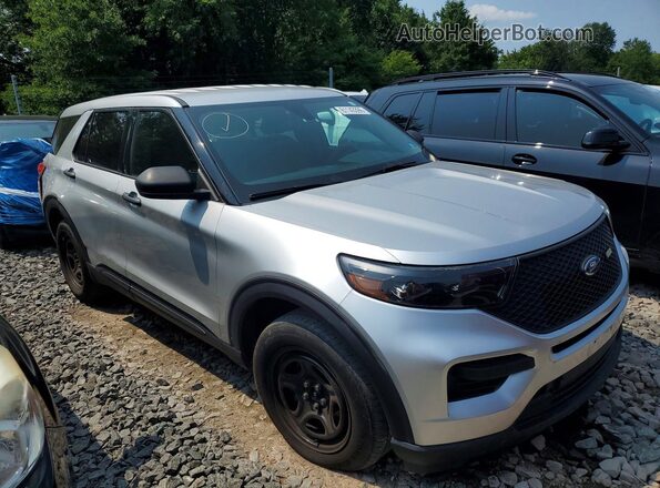 1FM5K8AB7LGA19232 2020 FORD EXPLORER Silver Przód prawy