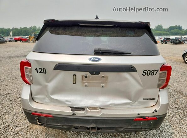 1FM5K8AB7LGA19232 2020 FORD EXPLORER Silver Widok z tyłu