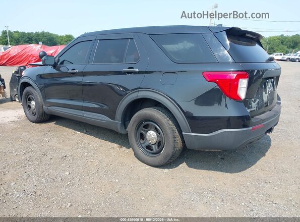 1FM5K8AB7MGA06448 2021 FORD POLICE INTERCEPTOR Black Задня ліва чверть