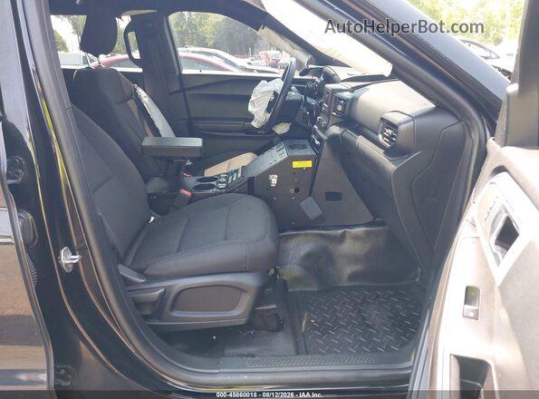 1FM5K8AB7MGA06448 2021 FORD POLICE INTERCEPTOR Black Вид салону спереду