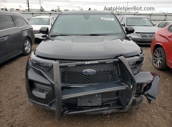 1FM5K8AB7MGC01482 2021 FORD EXPLORER Black Vista de la etiqueta del VIN