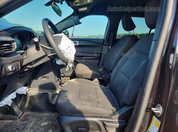 1FM5K8AB7MGC02048 2021 FORD EXPLORER Black Vista interior delantera