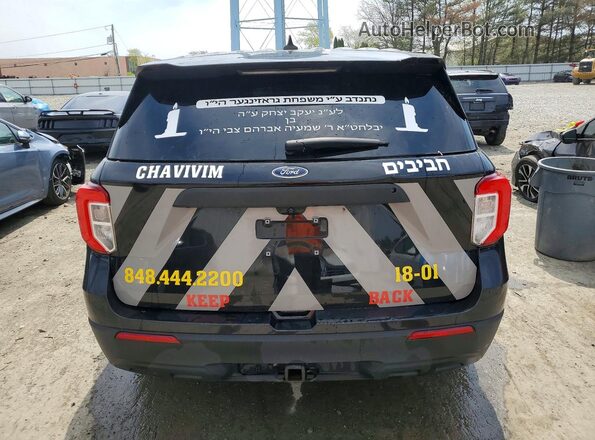 1FM5K8AB8LGB30792 2020 FORD EXPLORER Черный Вид сзади