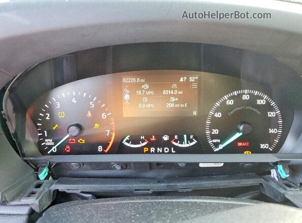 1FM5K8AB8MGA43864 2021 FORD EXPLORER Black Widok zestawu wskaźników